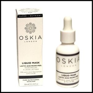 Oskia Liquid Mask Lactic Acid Micro-Peel 1 fl.oz. 30 ml. Full size new